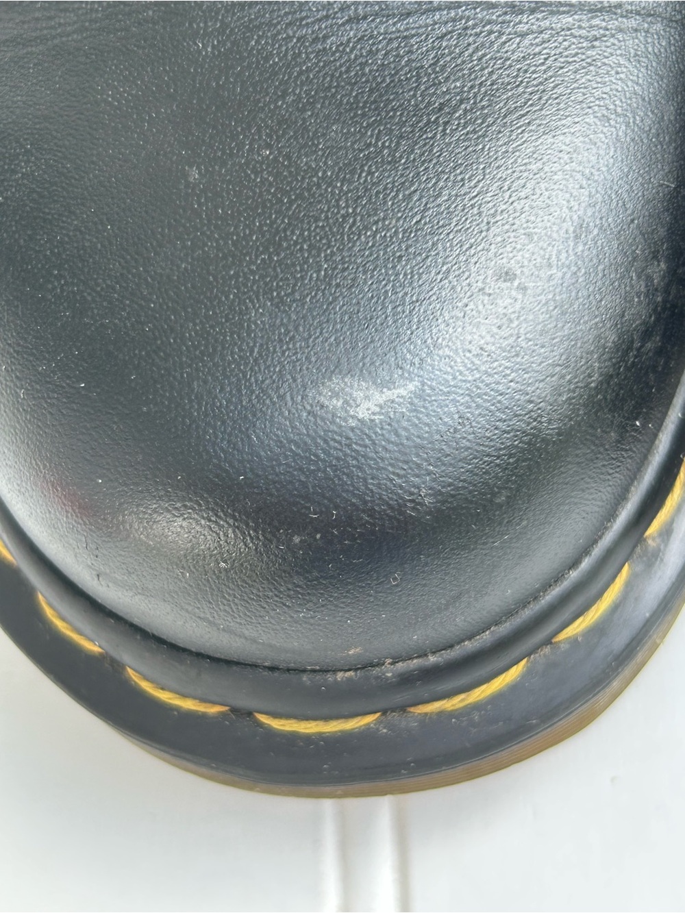 Dr. Martens Boots Vonda Flora Black Leather Lace-Up Red Rose Embroidery Size 10 - Picture 9 of 13